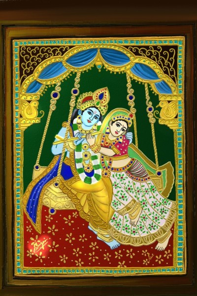 Krishna and Radha | Sugan | Digital Drawing | PENUP