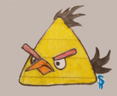 Angry Bird Yellow
 | TexasGal | Digital Drawing | PENUP