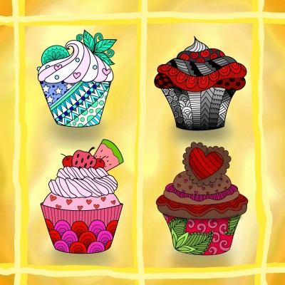 cupcakes | Zenovia | Digital Drawing | PENUP