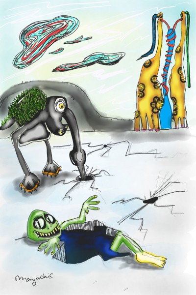 a monster_alien world | Elizabeth | Digital Drawing | PENUP