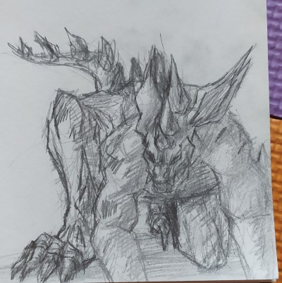 some random monster dude | KAOZ | Digital Drawing | PENUP