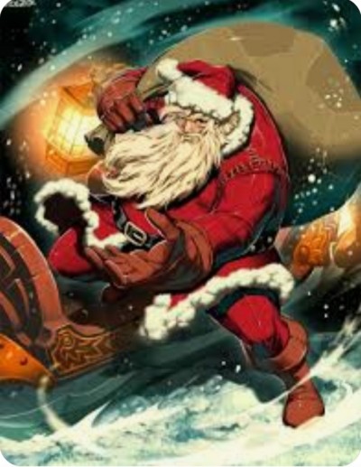 Santa Claus delivers presents on Christmas | _TENKAII_ | Digital Drawing | PENUP