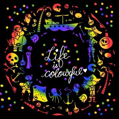 Life is a colorful adventure... enjoy it! :) | --shreya-- | Digital Drawing | PENUP