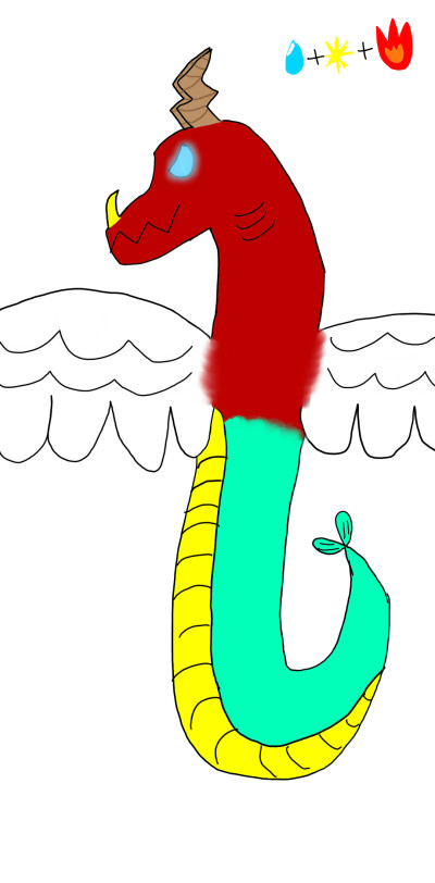 Triple hybrid dragon, thing..? | Ep1k_K4th3ri769 | Digital Drawing | PENUP