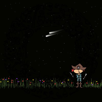 Pirate boy in the night sky | Humming_Bird | Digital Drawing | PENUP