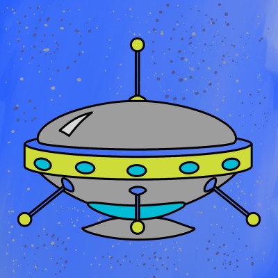 the mothership has landed | mrs.kitty | Digital Drawing | PENUP