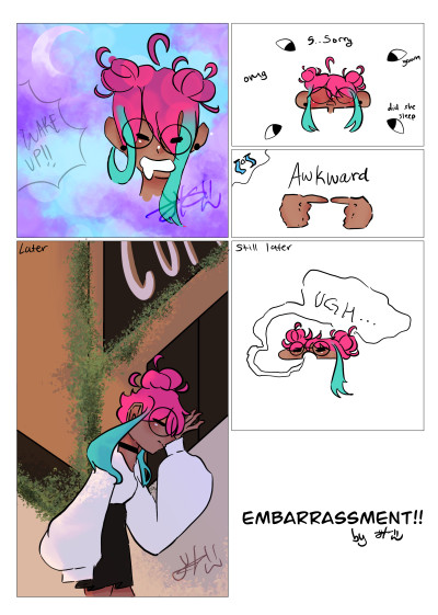 Embarrassment (feat. Sugar) | Coralmint | Digital Drawing | PENUP