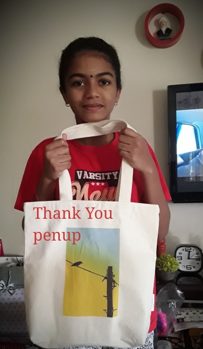 Thank You guys and penup.com | Andhra.Ghandi | Digital Drawing | PENUP