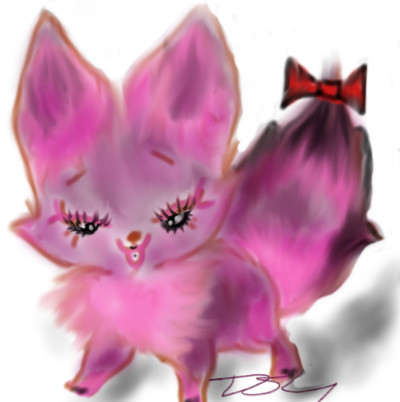 furry pink | Bluzie | Digital Drawing | PENUP