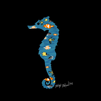 Sea Horse | Dwight | Digital Drawing | PENUP