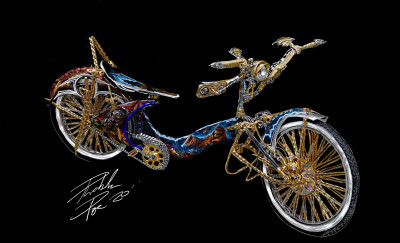 Custom Bike | Beckah | Digital Drawing | PENUP