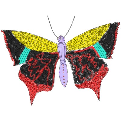 Butterfly  | Vinny | Digital Drawing | PENUP
