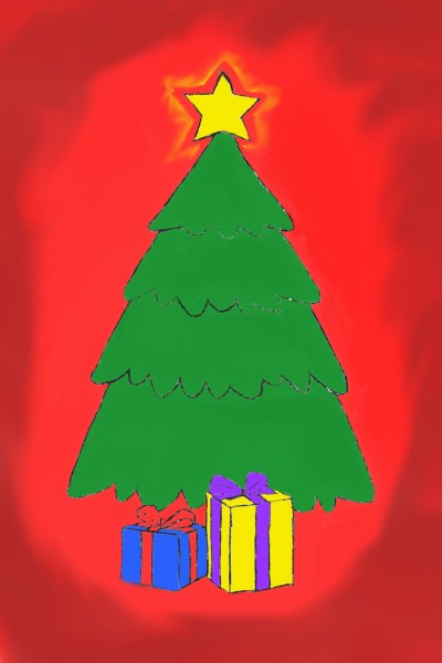 Very Big Christmas Gifts under Xmas Tree!!!!! | onion | Digital Drawing | PENUP