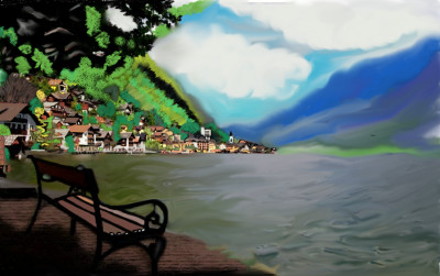 River location | sulakshana | Digital Drawing | PENUP