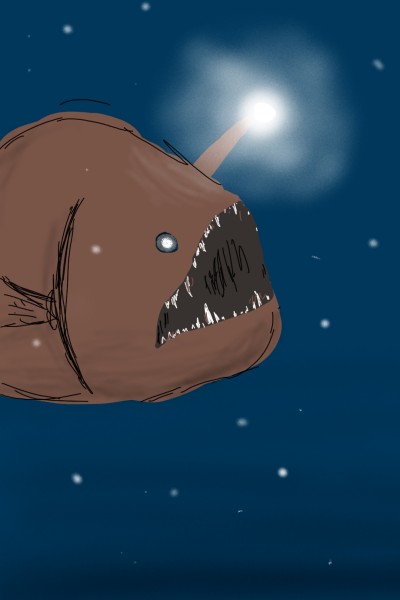 심해아귀 | whale | Digital Drawing | PENUP