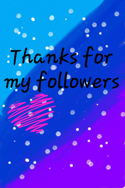 Thanks for my followers | sebetheotaku | Digital Drawing | PENUP