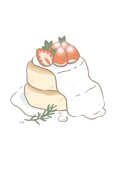 딸기 핫케잌  | yoonjungsun | Digital Drawing | PENUP