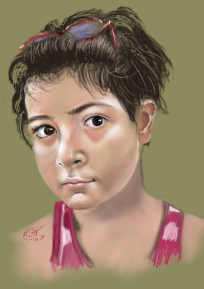 My lovely daughter NazAfarin | Pejman | Digital Drawing | PENUP
