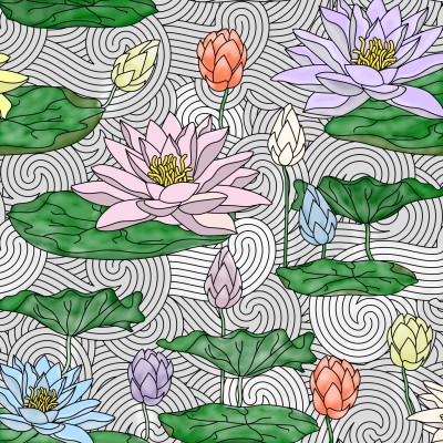 Water Lillies  | Trish | Digital Drawing | PENUP