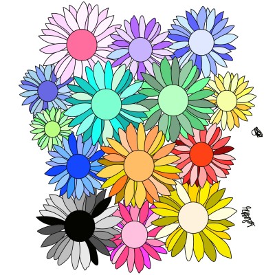 flowers | kenya_kuromi | Digital Drawing | PENUP
