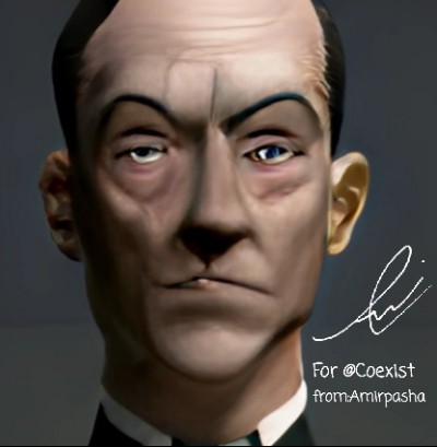 alfred pennyworth For:@Coexist  | Amirpasha | Digital Drawing | PENUP