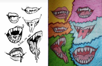 Original vs Copy | NIGHTMARE_FOXY | Digital Drawing | PENUP