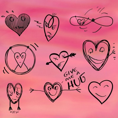 Lovely hearts | eburgert | Digital Drawing | PENUP