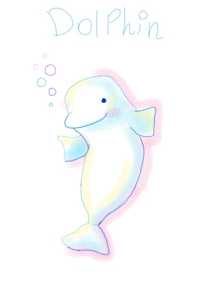 lovely dolphin  | Habiba | Digital Drawing | PENUP