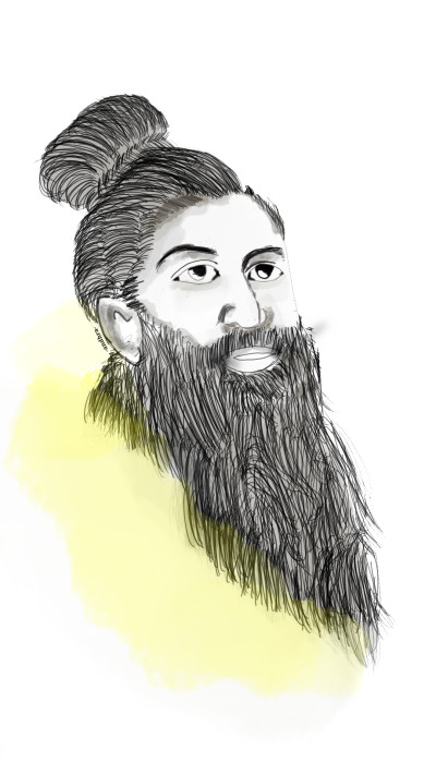 Tamil poet and philosopher
@Thiruvalluvar | Andhra.Ghandi | Digital Drawing | PENUP