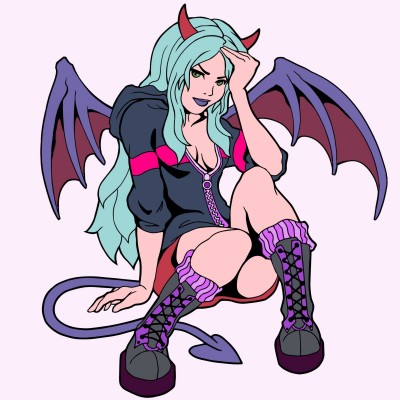 Devil  Lady | Gaycouple | Digital Drawing | PENUP