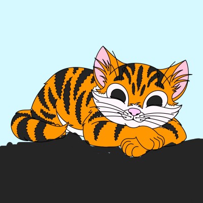 my little tiger kitty | Asher16915 | Digital Drawing | PENUP