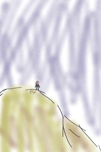 Man on mountain | ArabellaMeyer | Digital Drawing | PENUP