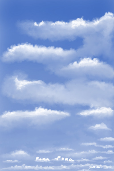clouds of happiness  | pokapoka | Digital Drawing | PENUP