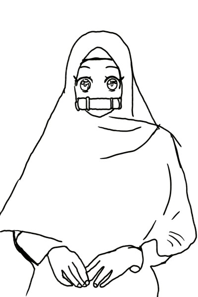Nezuko x hijab  | user | Digital Drawing | PENUP