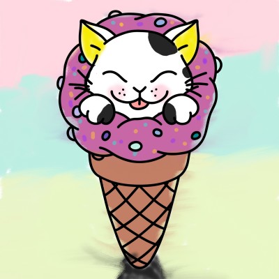 고양이 아이스크림 | Ivy | Digital Drawing | PENUP
