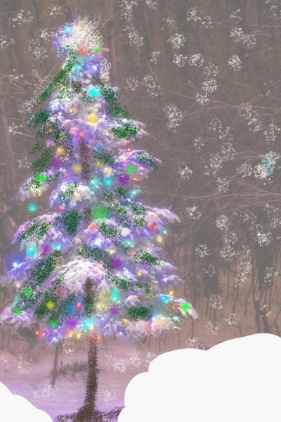 Christmas tree in the snow | Chrissy | Digital Drawing | PENUP