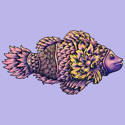 Sunflower Fish | Luna_Moon | Digital Drawing | PENUP