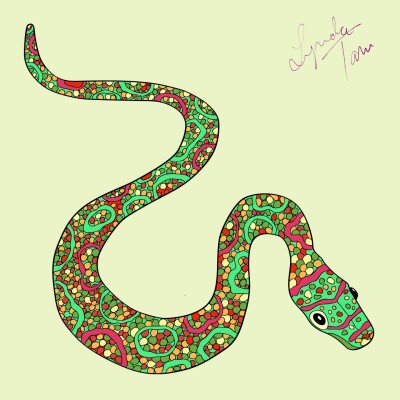 Xmas Snake  | Lynda | Digital Drawing | PENUP
