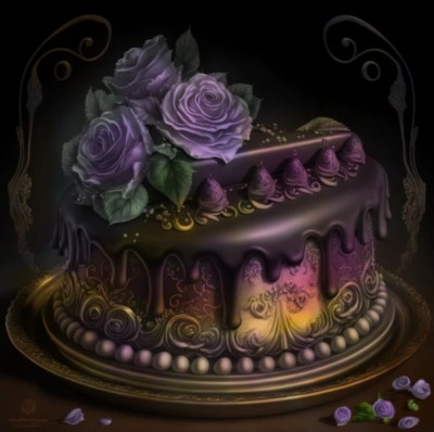 【Rose cake】 | yu-T | Digital Drawing | PENUP