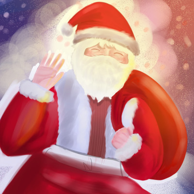 Santa | Sunset_Gang | Digital Drawing | PENUP