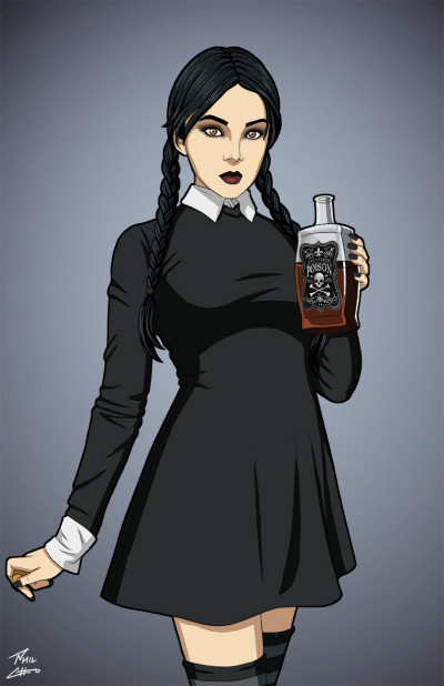 Wednesday Addams | ItsCookie_Roxy | Digital Drawing | PENUP