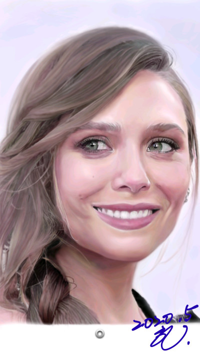 Elizabeth Olsen.(To SkyeSkye) | honey | Digital Drawing | PENUP