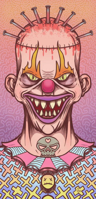 clown from future by nikolass  | nikolass83 | Digital Drawing | PENUP