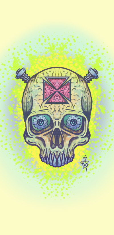 cross brain skull by nikolass | nikolass83 | Digital Drawing | PENUP