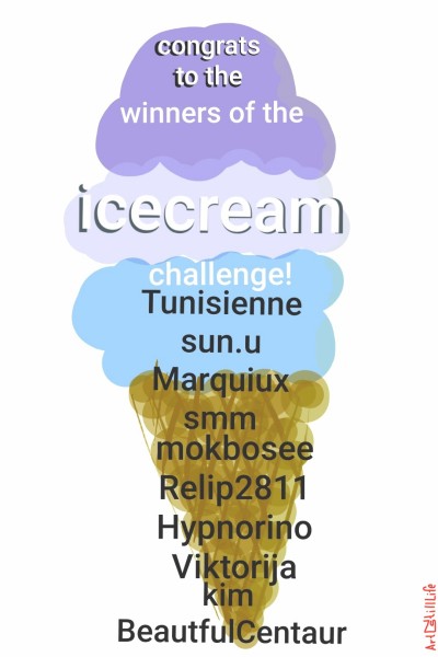 icecream challenge winners  | artNstillLife | Digital Drawing | PENUP
