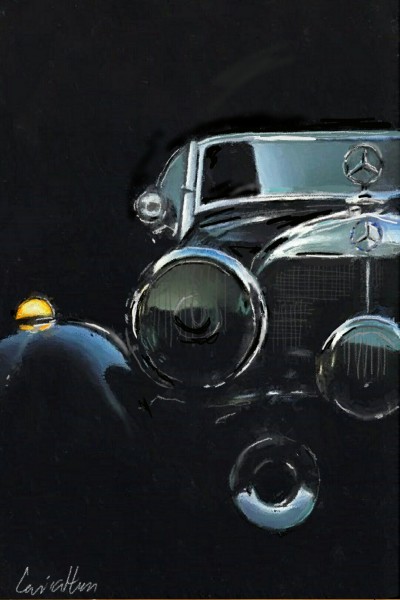 Classic Mercedes Benz | LEVIATHAN | Digital Drawing | PENUP