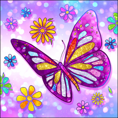 Purple   Butterfly  | Gaycouple | Digital Drawing | PENUP