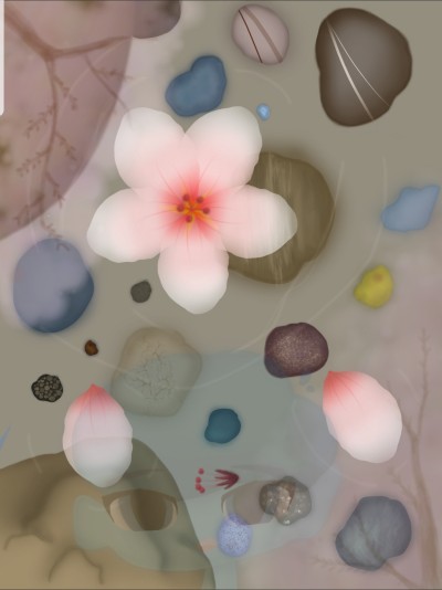 blossom and river  | Louis | Digital Drawing | PENUP