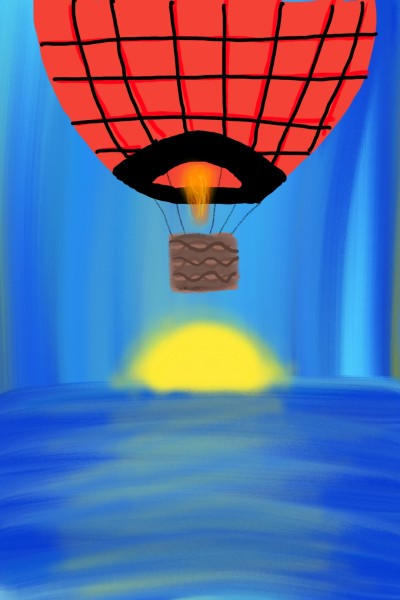 Hot Air Balloon  | Golden_Unicorn | Digital Drawing | PENUP