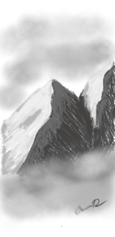 mountain storm | Davisdesigns | Digital Drawing | PENUP